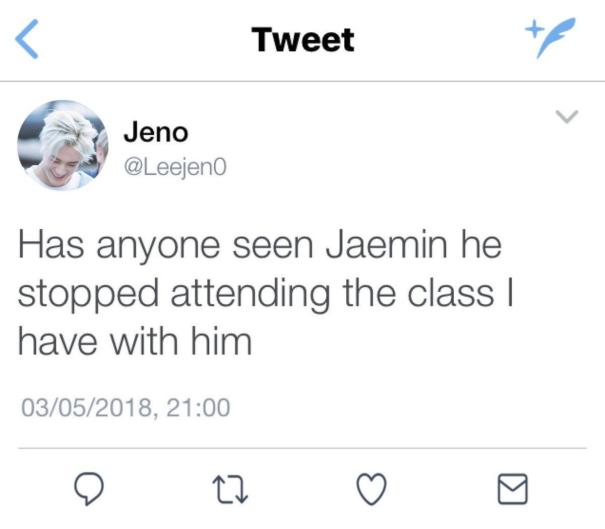 has anyone seen jaemin