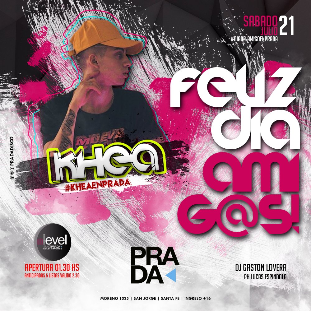 pradadisco's tweet photo. Feliz día del amigo!❤
Mañana brindamos todos juntos en PRADA!
👉No esperes hasta el final para comprar tu anticipada o enviarnos lista! 
⚠Recorda que abrimos las puertas 1.30 hs

@kheayf https://t.co/BulCXpiuJA