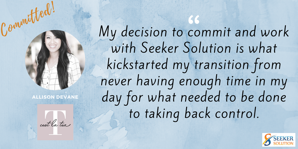 seekersolution's tweet photo. “Before I started the program with Seeker Solution, I was fresh off of the success I experienced from ABC’s Shark Tank. After working with Jamie and her team, I now have peace about where my company is headed.” - Allison DeVane, Teaspressa
#commited #seekasolution #businessops https://t.co/GHv5xU7A8b
