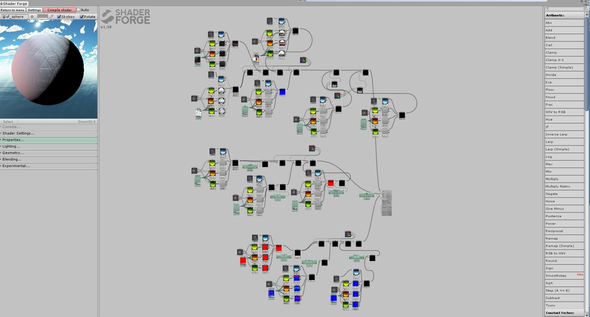anomarokarintou's tweet image. マップ用Tri-Planar頂点カラーシェーダー改良途中。
白や紫を頂点カラーとして扱えないかと思ったけど、
紫は青や赤にも影響を与えてしまうようだ。
3色以上になると急に難しくなる。
#ShaderForge