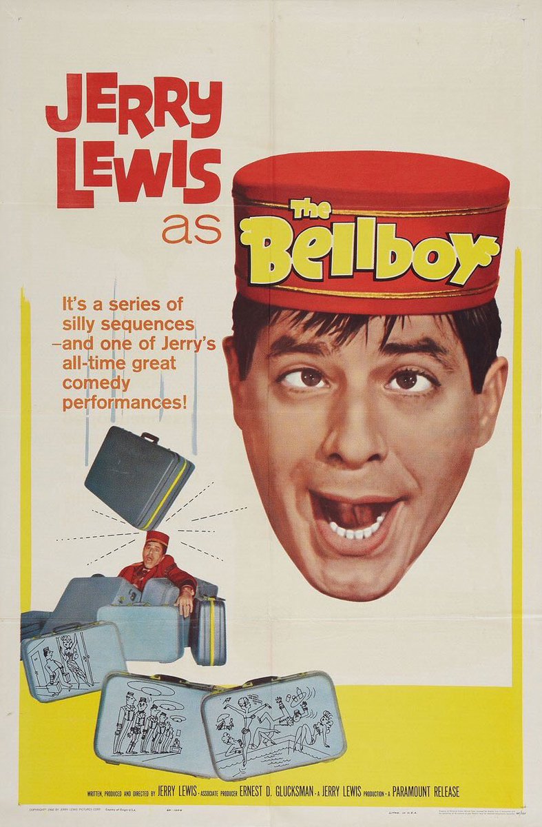 FilmNewsNos's tweet photo. 🎬MOVIE HISTORY: 58 years ago today, July 20, 1960, the movie ‘The Bellboy’ opened in theaters!

#JerryLewis #AlexGerry #BobClayton #SonnieSands #MiltonBerle https://t.co/J5hgceCyEI