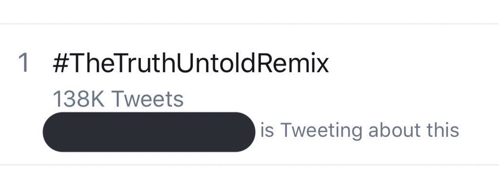 Arab_Yoonmin's tweet photo. 180721 || خبر
هاشتاق #TheTruthUntoldRemix يحتل المركز الاول في الترند العالمي https://t.co/tZzxCRHWWc