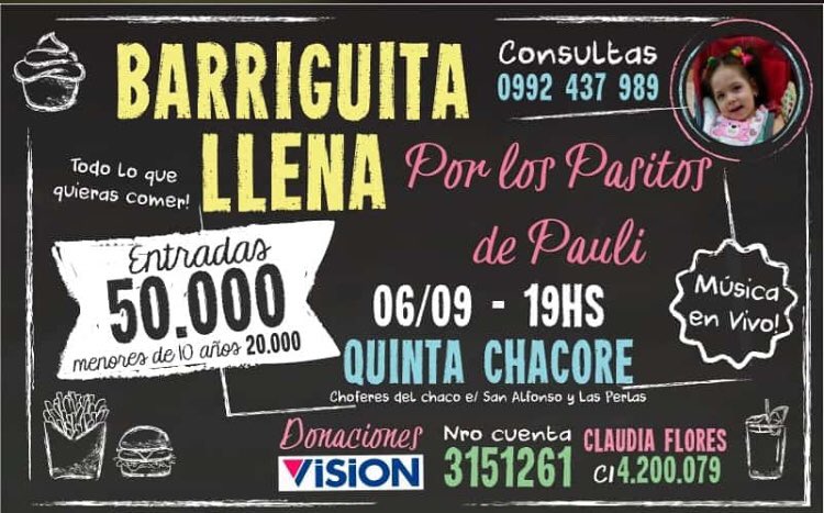 a_skyie's tweet photo. Mi primita tiene parálisis cerebral discinetica y debe realizarse un tratamiento muy costoso en Bs As, y para recaudar fondos se está realizando una comilona! ¿Me ayudan difundiendo este tweet? Por favor, Pauli te lo va a agradecer 🙏🏻❤️ #PorlosPasitosdePauli https://t.co/QlkTr2X5dr