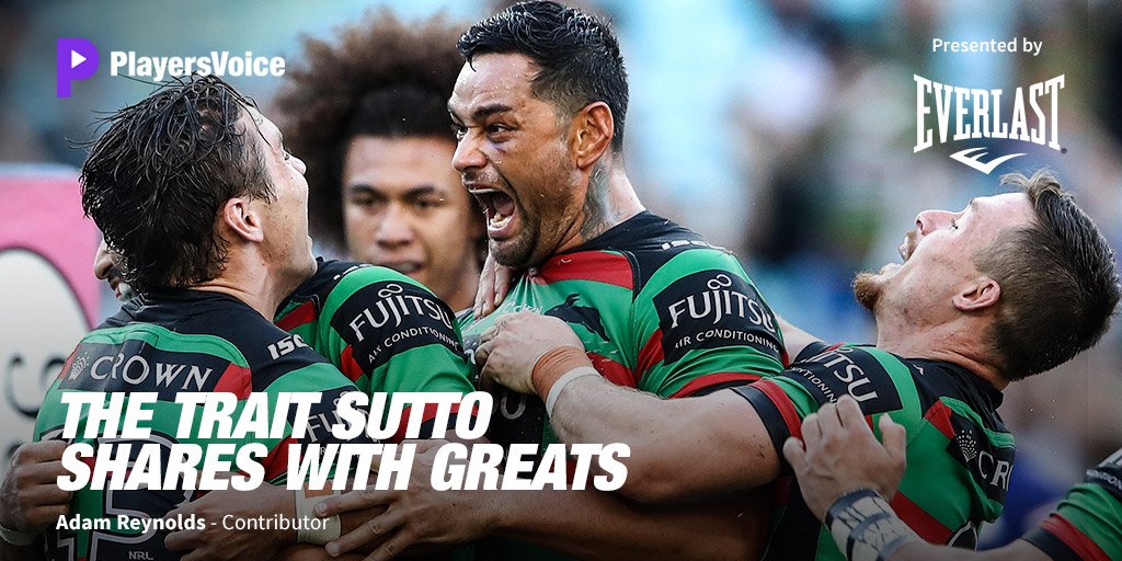 athletesvoice's tweet photo. He used to pay to watch John Sutton play. 

Today, they'll line up together with @SSFCRABBITOHS in Sutton's 300th @NRL game.

@Rendiggiti reveals the attribute that links his mate with the all-time greats of rugby league. #PlayersVoice #Sutto300 #NRL

📝: https://t.co/ohRU73C7Yg https://t.co/tR0prsyy4X