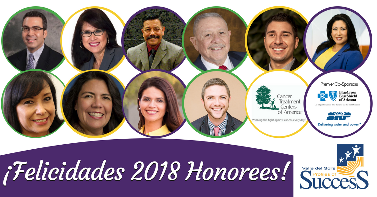 ValledelSolAZ's tweet photo. Meet the #Profiles2018 Honorees! 🏆https://t.co/m9yL0lkwN4 @SRPconnect  @BCBSAZ https://t.co/jTwObe8AeC