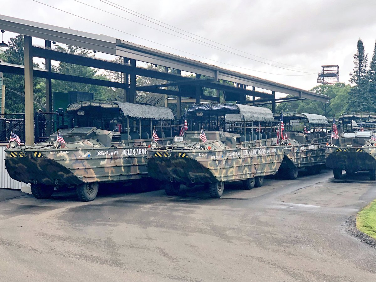 After yesterday’s duck boat accident that killed 17 people, companies in #WisconsinDells say their ducks are different and safe. The <a href="/DellsArmyDucks/">Dells Army Ducks</a> are original WWII vehicles and they wouldn’t be taken out on the water in severe weather. #news3