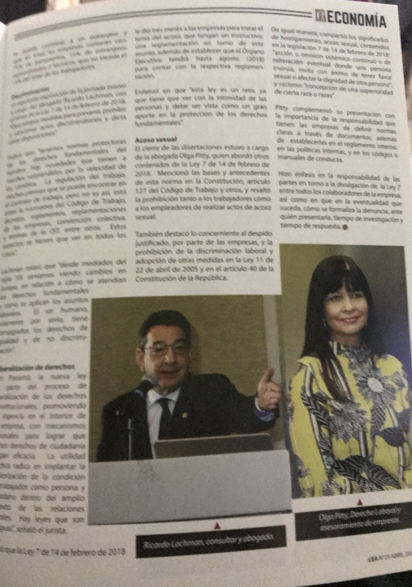 Mavclex's tweet photo. Reseña de nuestras actividades en @revista_lea Desayuno Empresarial del mes de abril. https://t.co/XhsvcucfjZ