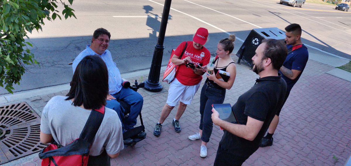 kenthehr's tweet photo. We are out on the doors tonight to chat with the great constituents of #YYCCentre.
We are excited and ready to #WalkAndRoll!
#GoKnockDoors #GoKentGo #SummerOfAction https://t.co/v02rtz3MVg