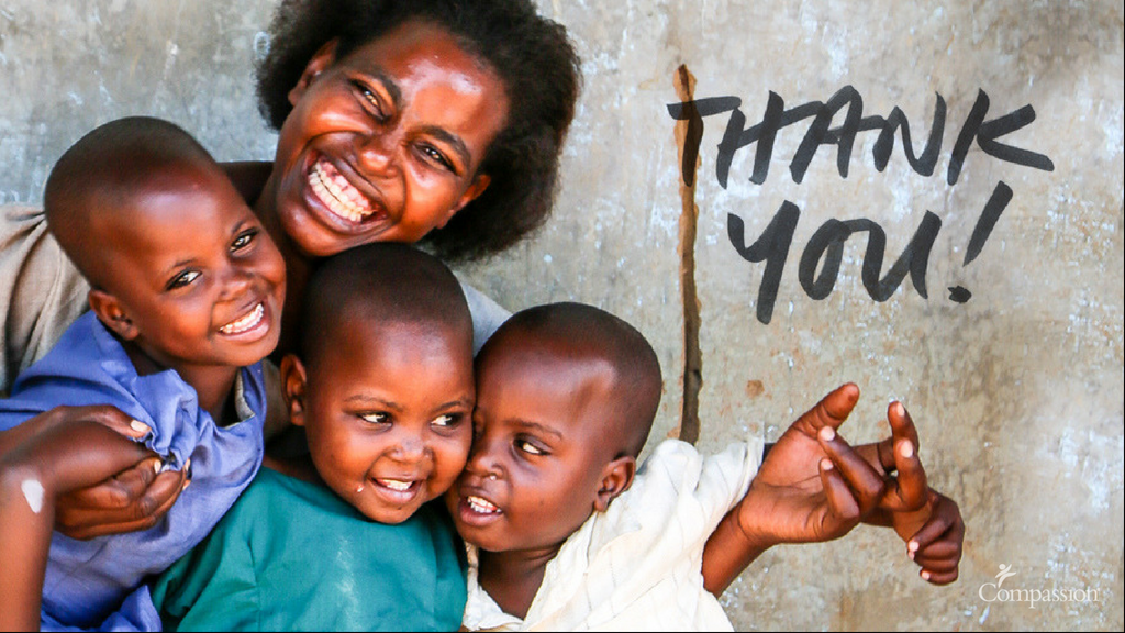compassion's tweet photo. It’s official: THE TRIPLETS ARE GETTING A NEW HOUSE! And so will 7 other families in their community because of your donations. Thank you for making this the happiest birthday EVER for these kids… and for helping us raise $38,000!  💙🎁🏠 https://t.co/WXO7VqSALk