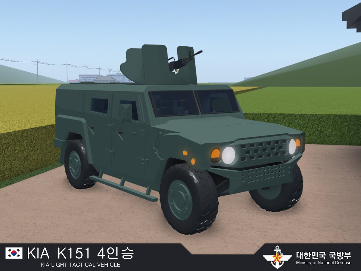 Republic Of Korea On Twitter Kia K151 Ltv Now In Service With The Republic Of Korea Armed Forces Robloxdev Roblox - roblox korean army