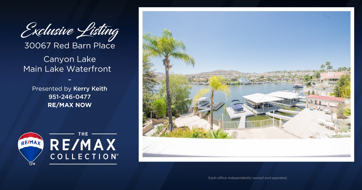 keithrealestate's tweet photo. #Waterfront #Home in #CanyonLake on #MainLake on #CatfishCove w/ Amazing #LakeViews #Deck #Spa #BoatDock #Remodeled 3 Bedrooms, 3 Baths, #OpenFloorPlan $739,900. #KerryKeith RE/MAX NOW #1 Agent* for Canyon Lake for the past 5 yrs!
*Excludes Teams #home #house #realestate https://t.co/MbMlZGikIT