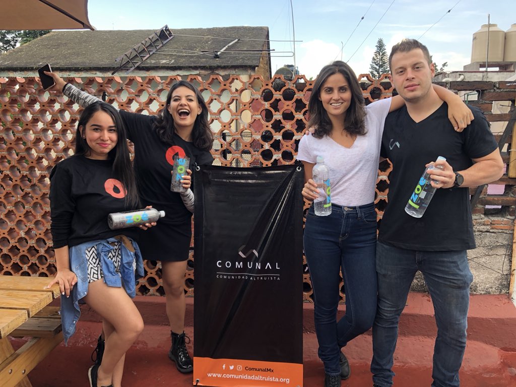 comunalmx's tweet photo. Gracias @zoe_water y #Sitopia por ser parte de #ComunalMX ✌🏻🤗 https://t.co/rfR6pV3pVx