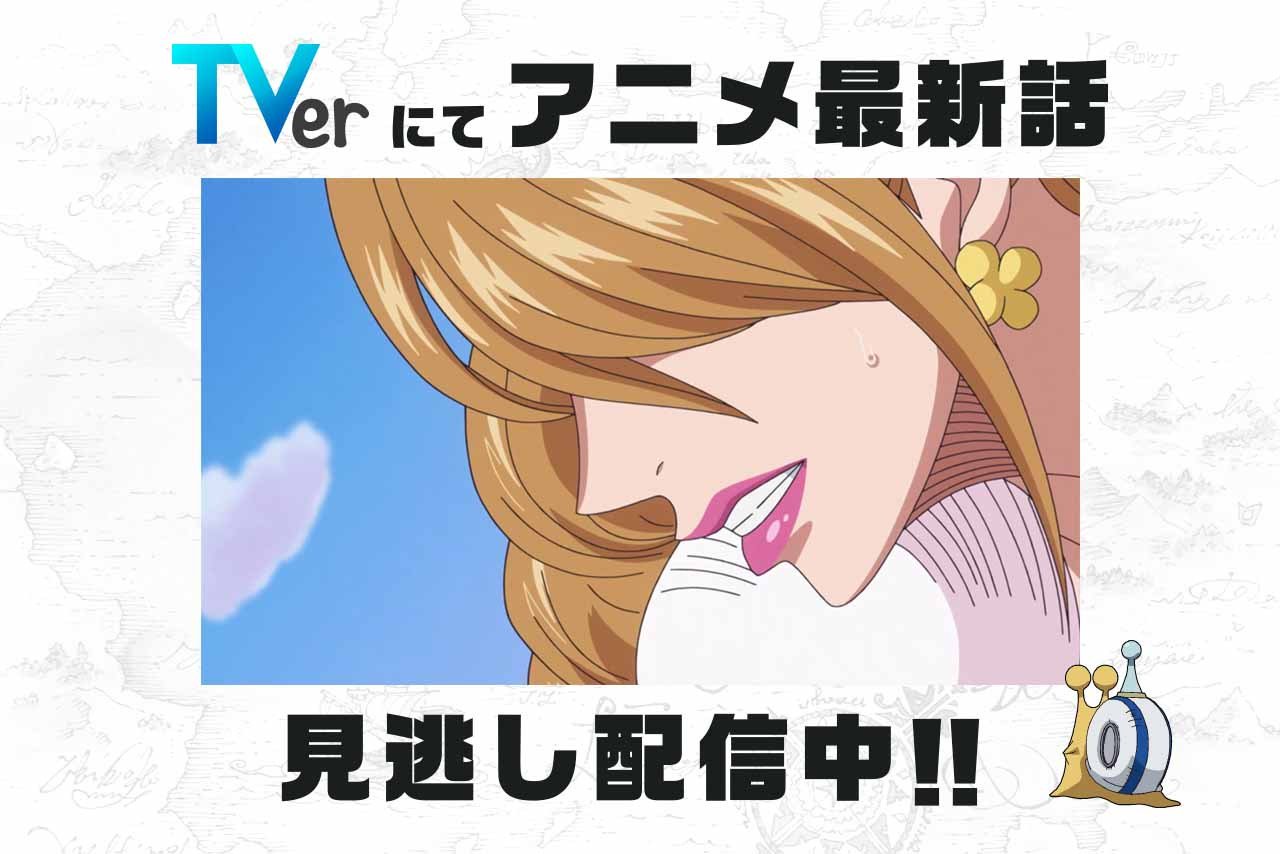 One Piece Com ワンピース 民放公式テレビポータル Tver でアニメ One Piece の見逃し配信中 7 15 日 放送845話 プリンの決意 大炎上 誘惑の森 は7 22 日 8 59まで T Co Aqoj8a4rr6 ワンピース ルフィ プリン シフォン T