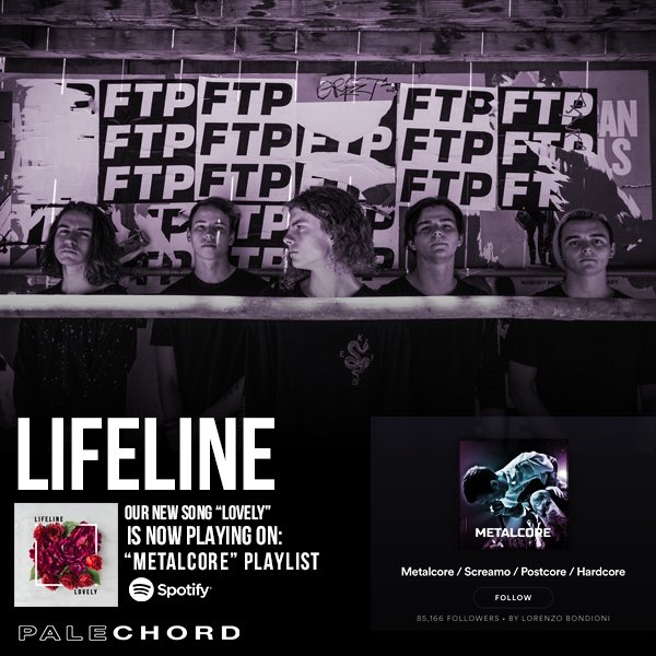 Thank you <a href="/Spotify/">Spotify</a> for adding Lovely to the Metalcore playlist 🖤 go check it out