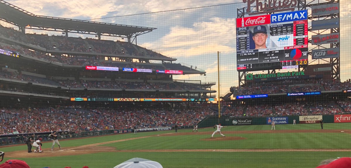 Great seats for Phils-Padres