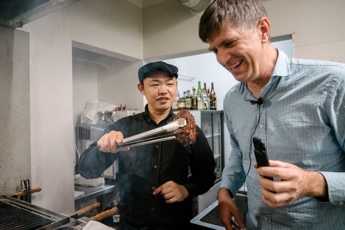 We're headed back to Japan! Follow along as we meet Olive-Wagyu farmers and travel to some of Japans most Iconic restaurants with 3 Michelin Star Chef at Alinea, <a href="/mikebagale/">mike bagale</a> and Food Writer, <a href="/kat_odell/">Kat Odell</a>.