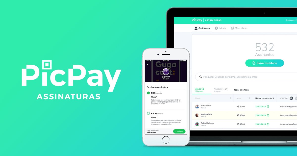 Agora você pode entrar para a nossa comunidade especial de apoiadores através do PicPay Assinaturas, o novo serviço do <a href="/picpay/">PicPay 💚</a> para apoio recorrentes a produtores. Ficou muito mais simples agora! Basta acessar picpay.me/MRN_CRF e escolher seu plano de apoio. (Continua)