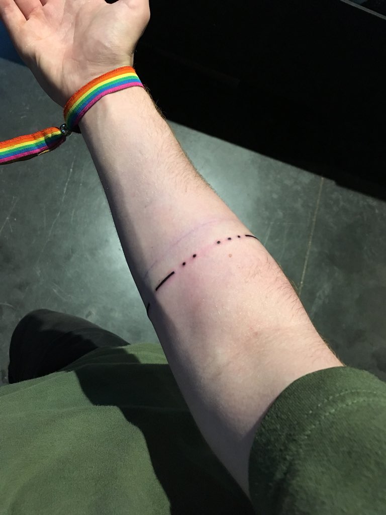 Details more than 135 morse code tattoo forearm latest