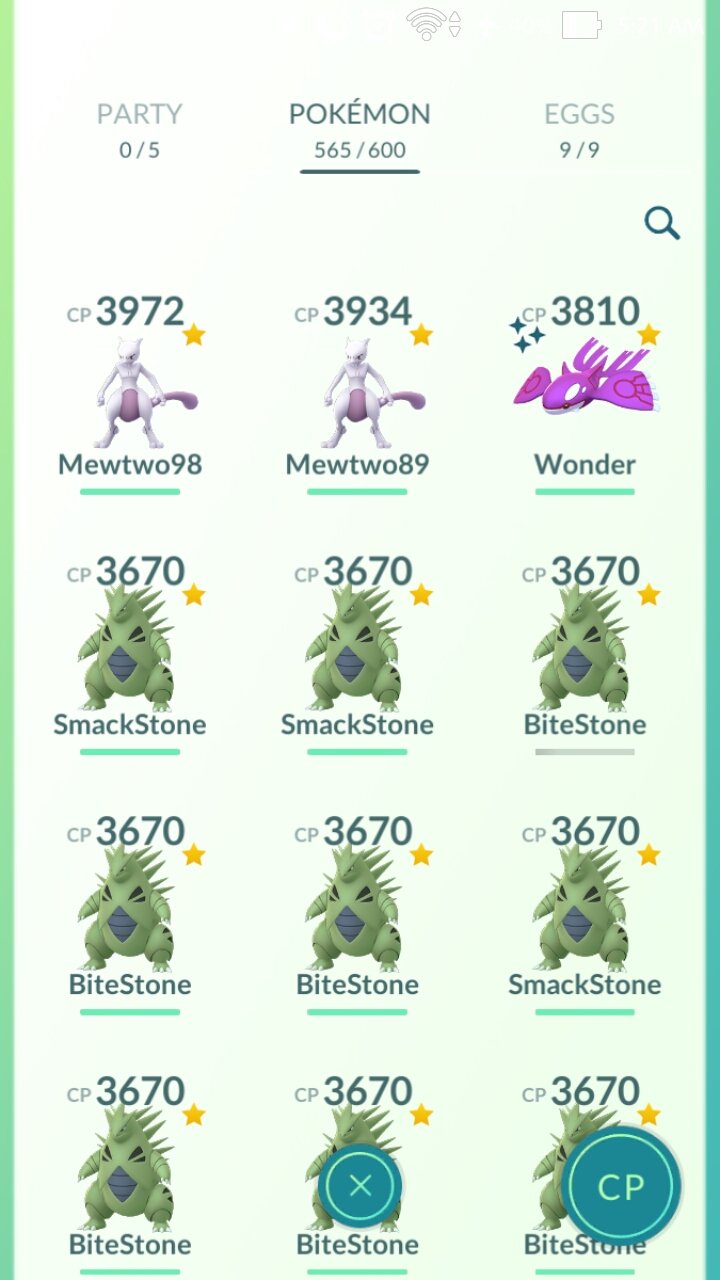 Update on me getting Level 40 & Shiny Mew.