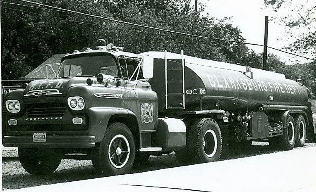 The "FTF" feature today is the original tanker 32-96. The tractor was a 1975 Chevy tractor with a early 1950's oil tank which was converted to operate as a water tanker. This set up was used until the mid 1970's