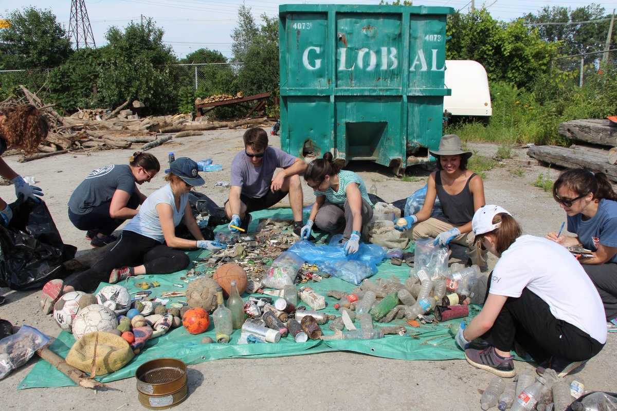 Chelsea Rochman (@chelsearochman) on Twitter photo Not your usual top litter items! Today, we collected litter coming down the Don River in Toronto. Our top 6: 1. Styrofoam, 2. Plastic fragments, 3. plastic bottles, 4. plastic bottle caps, 5. food wrappers, 6. BALLS!!??, so many balls!! 53 of them to be exact. <a href="/OurOcean/">Ocean Conservancy</a> Not your usual top litter items! Today, we collected litter coming down the Don River in Toronto. Our top 6: 1. Styrofoam, 2. Plastic fragments, 3. plastic bottles, 4. plastic bottle caps, 5. food wrappers, 6. BALLS!!??, so many balls!! 53 of them to be exact. <a href="/OurOcean/">Ocean Conservancy</a>