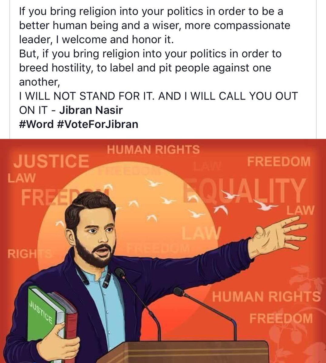 Shanyousaf6's tweet photo. #Word #VoteForJibran https://t.co/AALm7YHiWH