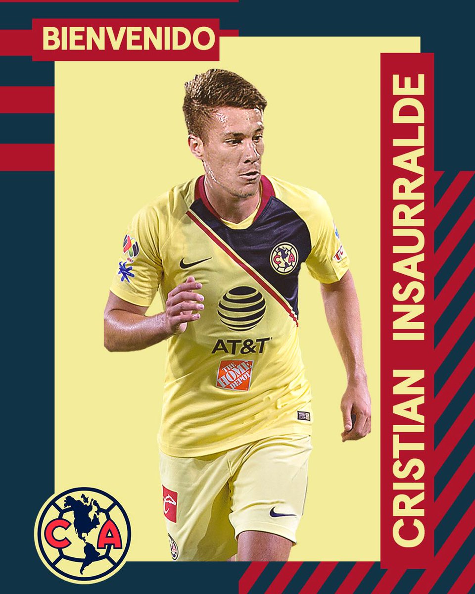 El volante ofensivo 🇦🇷 Cristian Insaurralde es Azulcrema
Bienvenido al Nido‼
#HombroConHombro
#InsaurraldeEsÁguila 🦅