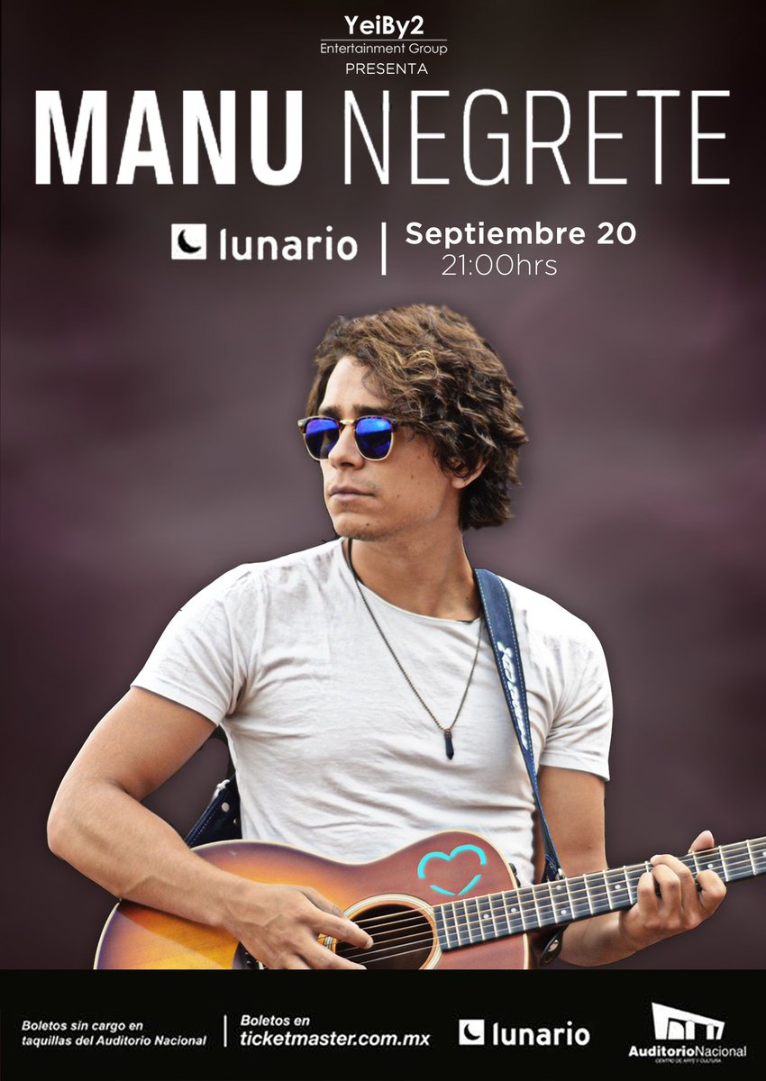 manu_negrete's tweet photo. Ya están a la venta los boletos para mi primer Lunario del Auditorio Nacional! 
Estoy más emocionado que Emocionadoman...
https://t.co/co6285gYZ2 https://t.co/7KlFHrjIh7
