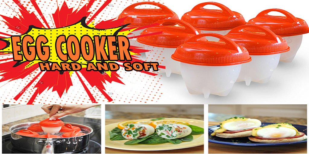 SILICONE MICRO EGG COOKER makes a  fresh and nutritious steam-boiled eggs in minutes. Simply add water, put eggs on the convenient egg holder, and turn on. buff.ly/2kJ1DmC 

#eggcooker #egg #egglovers #eggboiler #hardandsofteggmaker #siliconemade