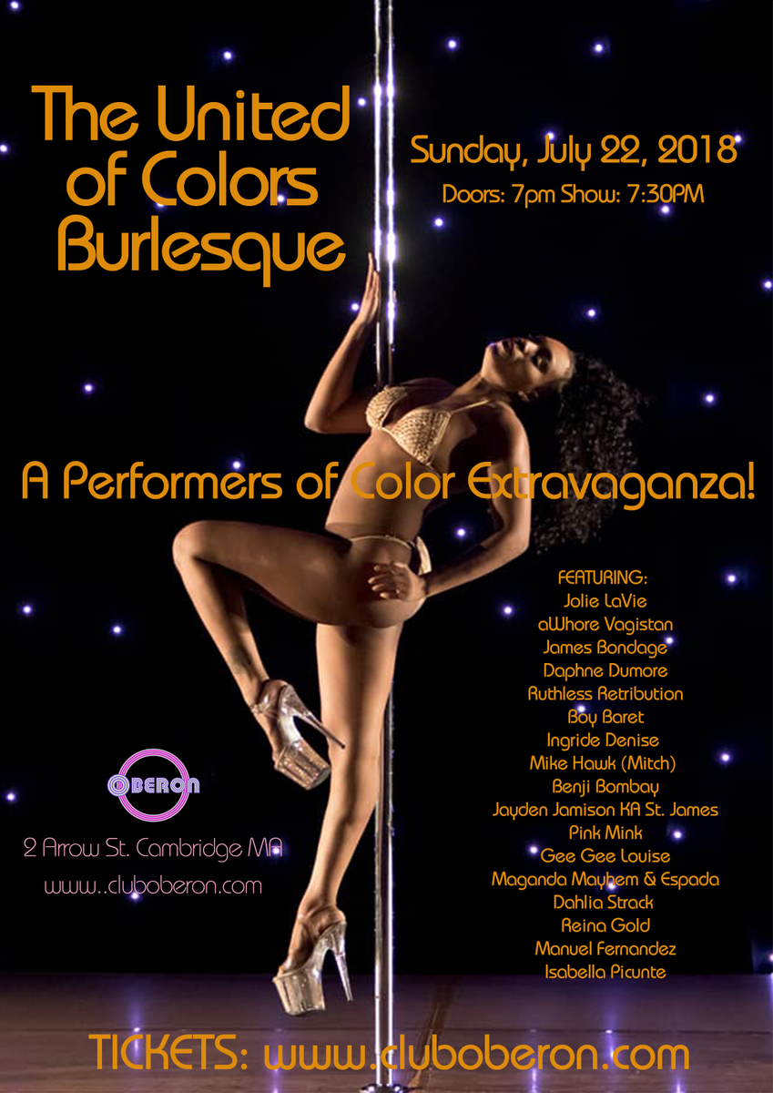 First tweet ever 🥳 Can't wait to see this show!

FB Page 
facebook.com/unitedcolorsbu…

FB Event Page Invite
facebook.com/pg/unitedcolor…

Please follow @burlesqueboston
#united #ucob #burlesqueboston #burlesquebostonpoc