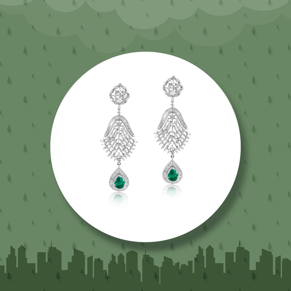 The perfect green drops to go with the neckpiece, Choose and #rockthelook
#mbj #mbjindia #thehouseofmbj #luxuryjewellwer #diamonds #diamondjewellery #jewellery #jewelry #earrings