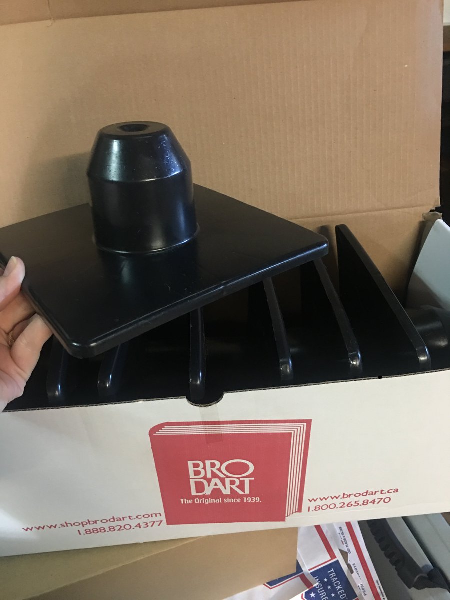 TheLibrarianHQ's tweet photo. @BrodartPulse Do you accept these bookcover stands back for re-use? They're un-recyclable in L.A., and I run a #sustainable business. Would also be awesome if you had an option on the site to omit them from orders. Kindly, an environmentally conscious #librarian https://t.co/ndUwSxDODr
