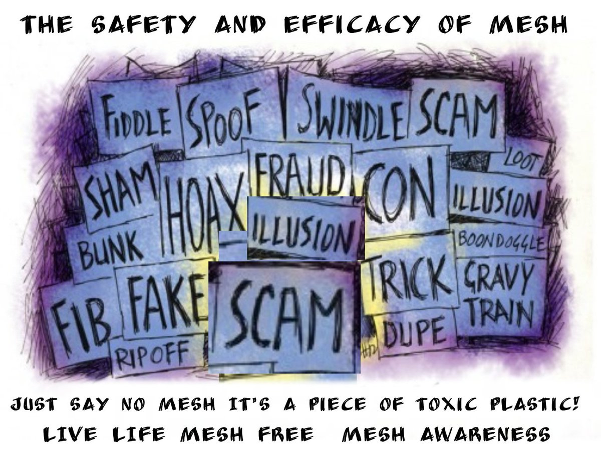 JanUrban12's tweet photo. Be very afraid. . . #MeshMaims #MeshKills 100,000's #Men #Women and #Children have been #Irreversibly #Harmed by #Mesh #Worldwide #Regulatory Negligence Cleared these #MedicalDevices with little to NO #clinicaltrials It's #Time to #CleanThisMeshUp &amp; #Help its #Victims #RecallMesh https://t.co/Hvu5UHwXdO