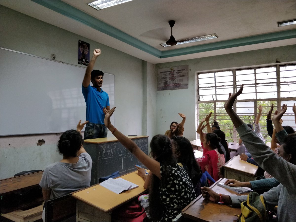 thepratikk's tweet photo. Inviting Youth for #AnandUtsav #introtalk #Vivekcollege . #Meditationempowersyou @ArtofLiving @viratchirania https://t.co/ItGxIBnFTh