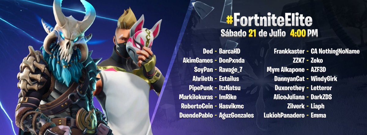 dedreviil's tweet photo. Gracias por pasar un rato! Mañana es el día! :D #FortniteElite https://t.co/26oCGghtW4