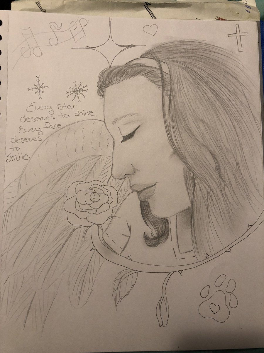 Snoelle9's tweet photo. So I made a self portrait, that also shows more about who I am. #Alluminati #Apocalytes I hope you like it and learned a bit more about me from this. https://t.co/67pK3VDaNT