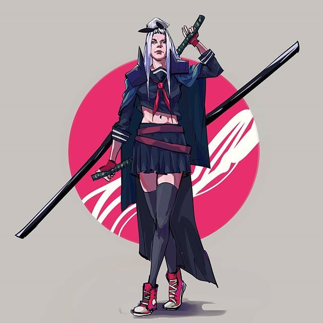 jameswubat's tweet photo. Ross tran's NIMA. Sukeban style. dual wield #nodachi Seems legit !
.
.
.
#nima #nimaredraw #drawthisinyourstyle #illustration #charactersketch #digitalartwork #characterdesign #sukeban https://t.co/ZPApfvDQn8 https://t.co/WtlmO1X4Ml