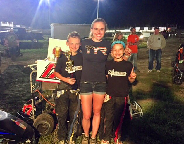 McKennaHaase's tweet photo. CRD brought home the hardware tonight!
19 box stocks:
Tyler - 1st!
Gage - 2nd
Kenzie - 8th (after coming from 8th to 1st in the B)
Kaylyn - DNF
Madison - 5th in Intermediate π
Thank you @MahaskaBottling and everyone else who supports these kids. #compassracingdevelopment https://t.co/2i11I6UdI5
