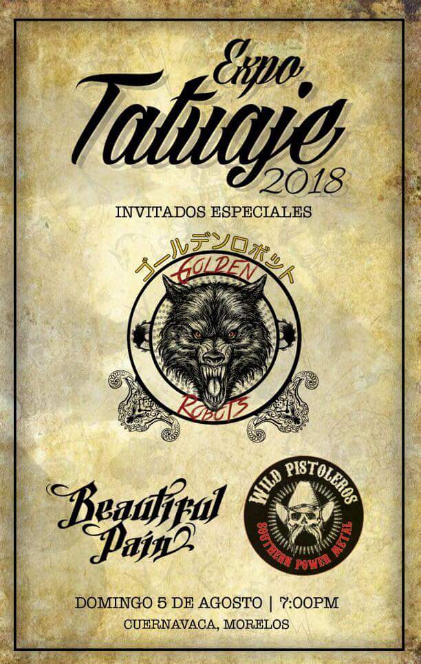 ranas_vdc's tweet photo. #GoldenRobots en expo tatto cuernavaca 5 de agosto https://t.co/IXjB1mUW9g