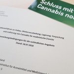 Image for the Tweet beginning: Cannabis made in Germany: Ausschreibung