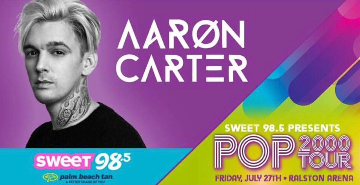 ACSTOFFICIAL's tweet photo. #Ralston, NE! Who are we seeing on July 27th for @aaroncarter?! It’s gonna be a great show! Get your tickets now before they’re gone!! #AaronCarter #Tour #Summer #concert #Friday  tix: https://t.co/27n7zzdeGX https://t.co/2tIHio77QB
