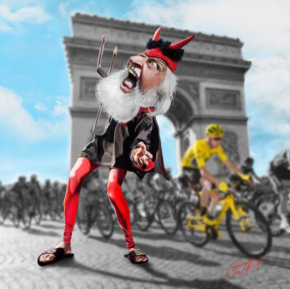 MidwestCycleGuy's tweet photo. The most famous fan in all of #cycling #didi #tfd2018 https://t.co/U8MUa2THC2