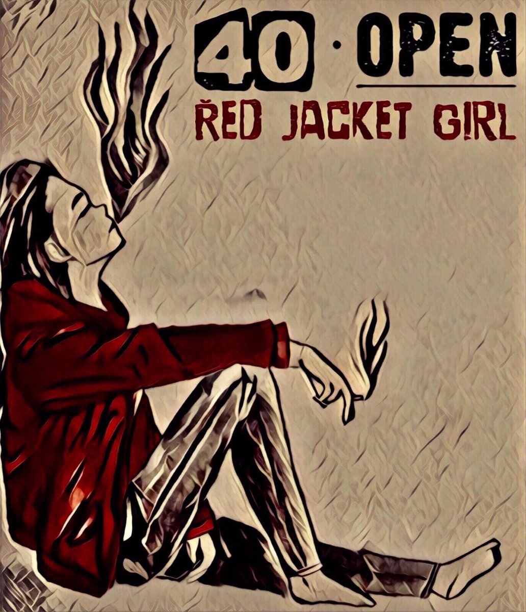 40open's tweet photo. Droppin tomorrow✌🏻#spotify #itunes #distrokid #googleplay #rock #red #jacket #girl #40open https://t.co/LDPlWXTxBv