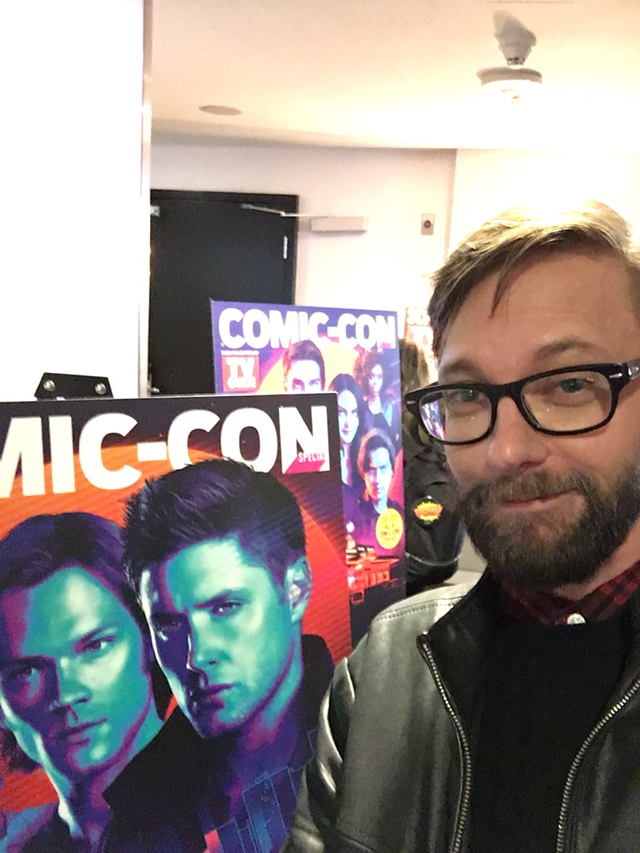 TheOnlyDJQualls's tweet photo. Look who’s on the cover of @TVGuideMagazine. These handsome fools. I do have a question. Hey @jarpad, who does one contact to request a Garth appearance in the upcoming season? I miss the show. https://t.co/Aatubgvbfa