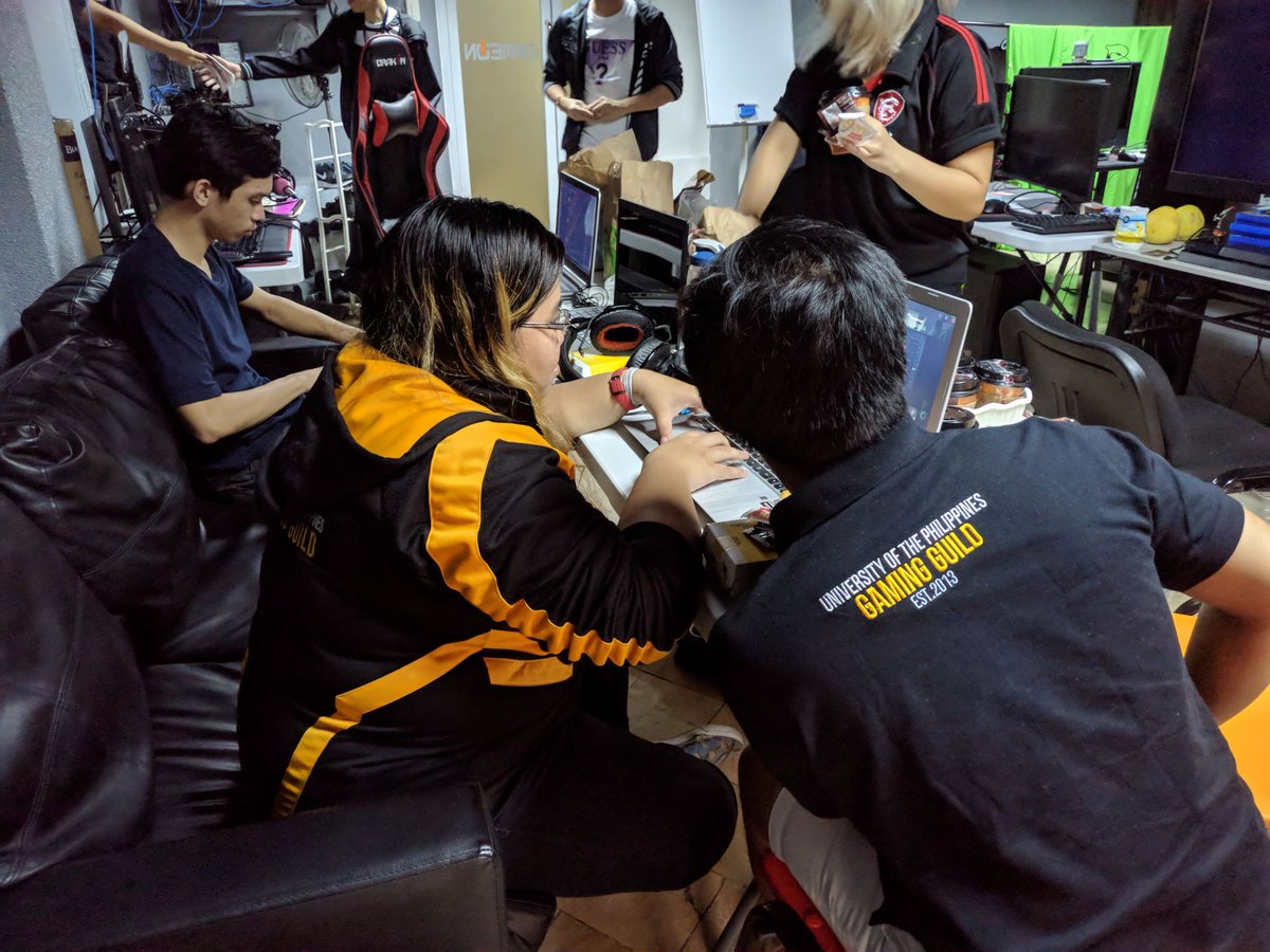 upgamingguild's tweet photo. UPGG behind the scenes at NVIDIA-MSI PUBG Unileague Finals! #MSIGamingPH #TrueGaming #GameReady #UltimateGeForce #UPGG #PUBG #esports https://t.co/CvdMcaHUfQ