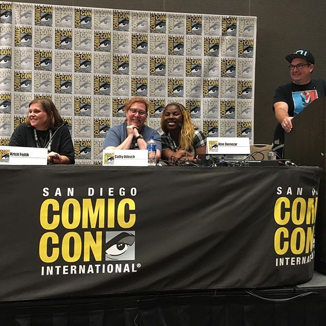 theoneringnet's tweet photo. #TheOneRingNet Panel #SDCC2018 Talking about the new #Tolkien biopic, the #Amazon LordOfTheRings series, #LotR #collectibles https://t.co/U7mrcl2l9E https://t.co/RYAJKEbRDt