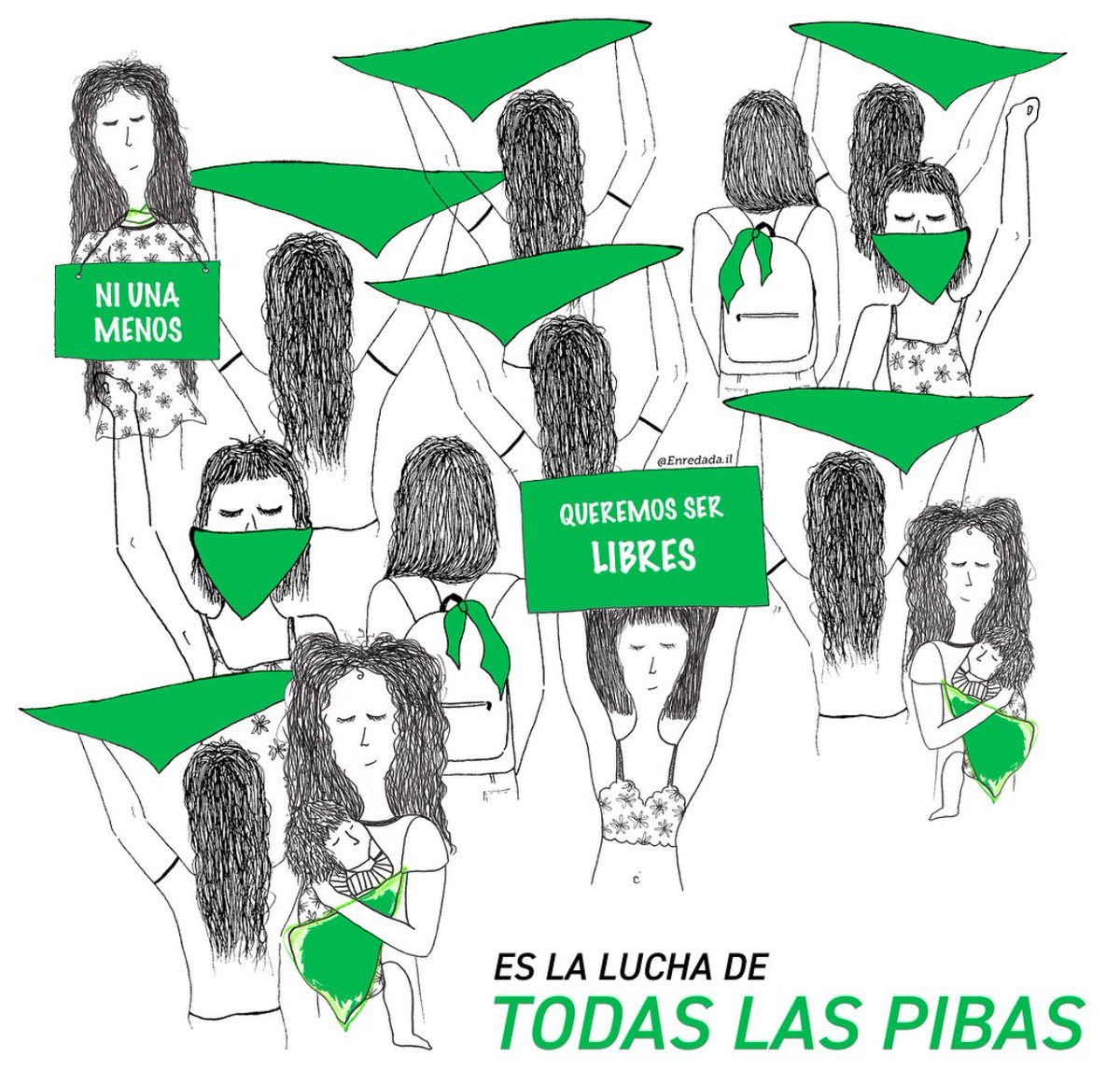 linea_peluda's tweet photo. #enredada.il #AbortoLegalYa #abortolegalesvida #lineapeluda https://t.co/CzW5FpXkzX