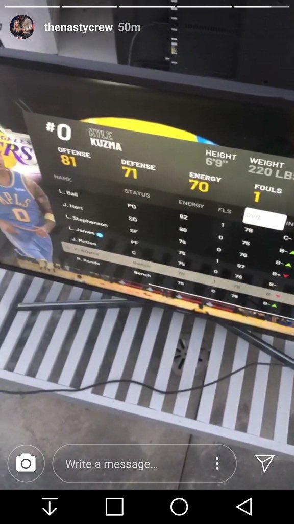 GlobalGamersL's tweet photo. #Lakers Team First Look Rantings #NBA2k19 #NBA2k19ratings https://t.co/YFyfPO4ccS