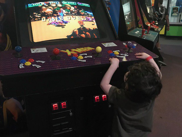 drgamermom's tweet photo. Dancing and arcade games at the @museumofplay #SummerAtTheStrong #takesaftermom https://t.co/6eWxKK5SxQ