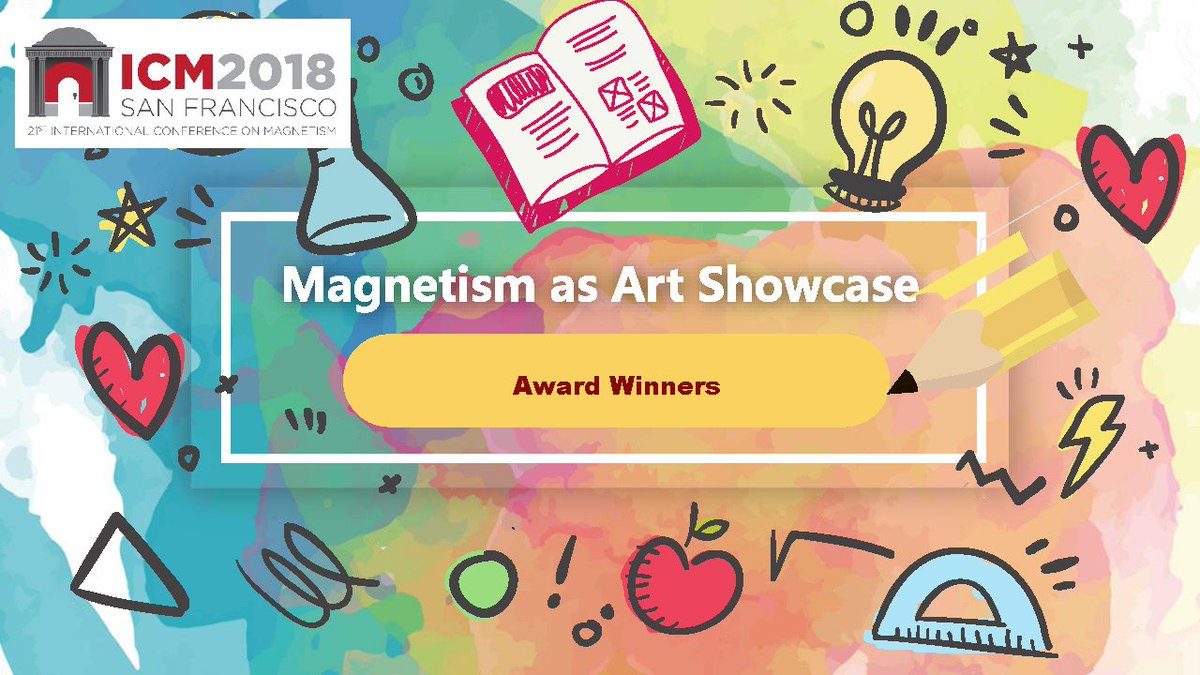 ICMConf's tweet photo. .#ICM2018 Big Congrats to the Winner of Magnetism as Art Showcase at ICM2018. More: https://t.co/h4iNAHKVxn https://t.co/yLCkgLnb9w
